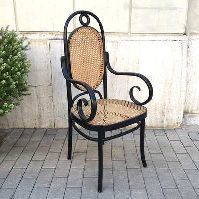 Viennese Art Nouveau Style Chair with High Backrest-BVG-1225516