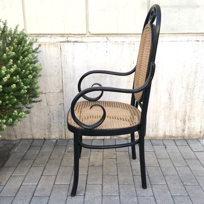 Viennese Art Nouveau Style Chair with High Backrest-BVG-1225516