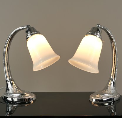 Viennese Bedside Lamps, 1910s, Set of 2-KDB-1720760