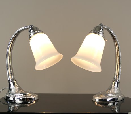 Viennese Bedside Lamps, 1910s, Set of 2-KDB-1720760