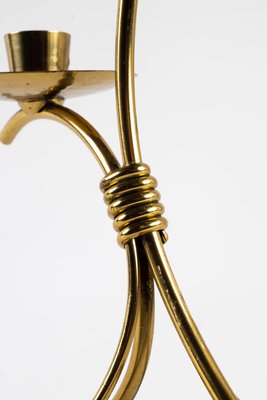 Viennese Candleholder in Brass, 1950s-SPD-1228829