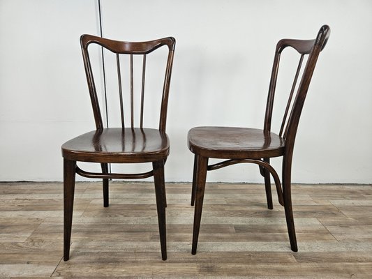 Viennese Chairs in Bent Beech, 1920, Set of 2-ZUW-2021544