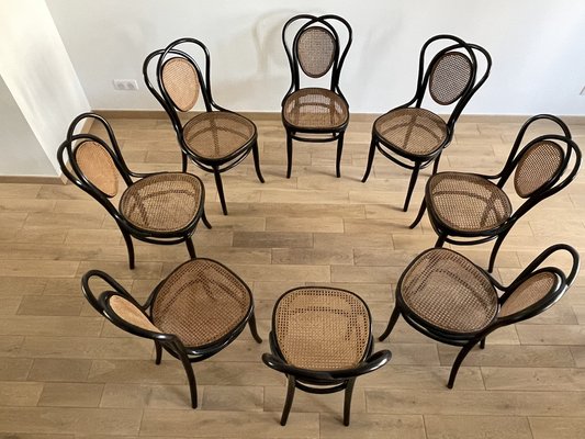 Viennese Chairs N.33 by J & J Kohn, 1900, Set of 8-OTV-1093292