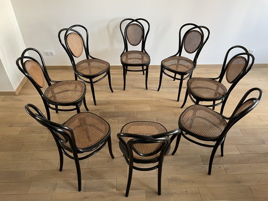 Viennese Chairs N.33 by J & J Kohn, 1900, Set of 8-OTV-1093292