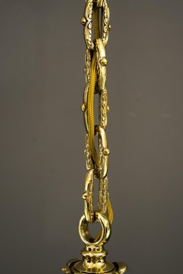 Viennese Chandelier with Capricorn Heads, 1890s-SPD-1076104