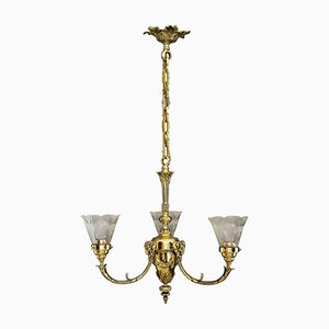 Viennese Chandelier with Capricorn Heads, 1890s-SPD-1076104