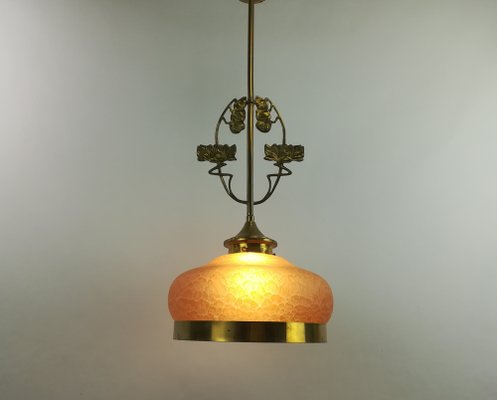 Viennese Pendant Lamp for Dining Table, 1920s-KDB-1447890