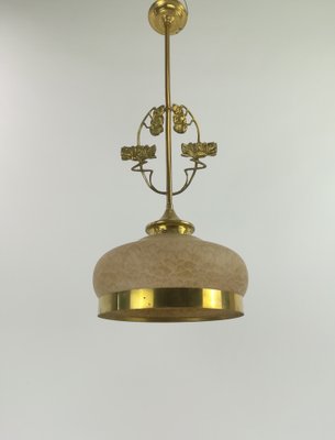 Viennese Pendant Lamp for Dining Table, 1920s-KDB-1447890