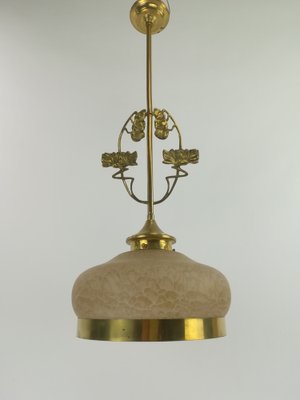 Viennese Pendant Lamp for Dining Table, 1920s-KDB-1447890