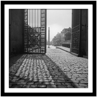 View From Iron Gate Darmstadt Castle to City Life, Germany, 1938, Printed 2021-DYV-997879