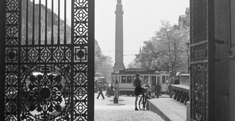 View from Iron Gate to City Life Darmstadt, Germany, 1938, Printed 2021-DYV-997888