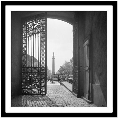 View from Iron Gate to City Life Darmstadt, Germany, 1938, Printed 2021-DYV-997888