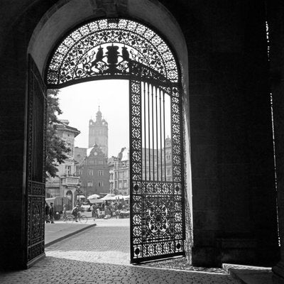 View Gate Residence Castle to Main Market Darmstadt, Germany, 1938, Printed 2021-DYV-997887