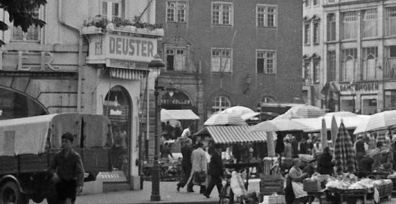 View Gate Residence Castle to Main Market Darmstadt, Germany, 1938, Printed 2021-DYV-997890