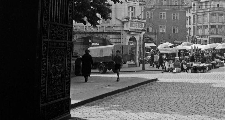 View Gate Residence Castle to Main Market Darmstadt, Germany, 1938, Printed 2021-DYV-997890