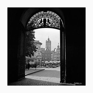 View Gate Residence Castle to Main Market Darmstadt, Germany, 1938, Printed 2021-DYV-997890