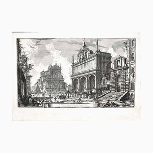 View of Castello dell'Acqua Felice - Etching by G. B. Piranesi - 1751 1751-ZCI-759269