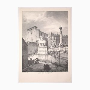 View of Rome - Vintage Offset Print After G. Engelmann - Early 20th Century-ZCI-881405