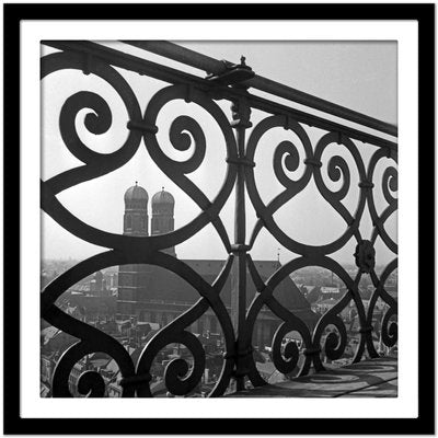 View to Munich Frauenkirche Church with Railing, Germany 1938-DYV-988707