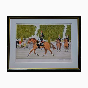 Vincent Haddelsey, Parade, Original Hand-Signed Lithograph, Framed-NRC-1768467