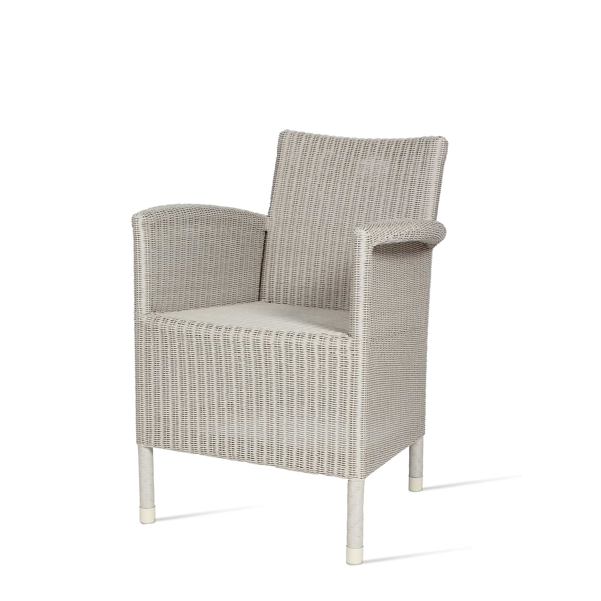 Wicker Garden Dining Chair With Armrests SAFI by Vincent Sheppard