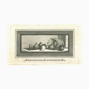 Vincenzo Aloja, Ancient Roman Still Life, Original Etching, 18th Century-ZCI-2029626