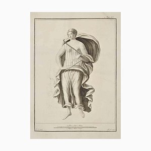 Vincenzo Campana, Ancient Roman Fresco Herculaneum, Etching, 18th Century-ZCI-1423471