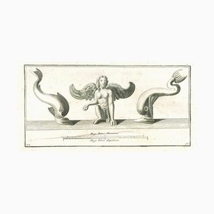 Vincenzo Campana, Ancient Roman Statue, Original Etching, 18th Century-ZCI-1379516