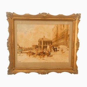 Vincenzo Caprile, Venice, 1800s, Oil on Canvas, Framed-QLH-1742637