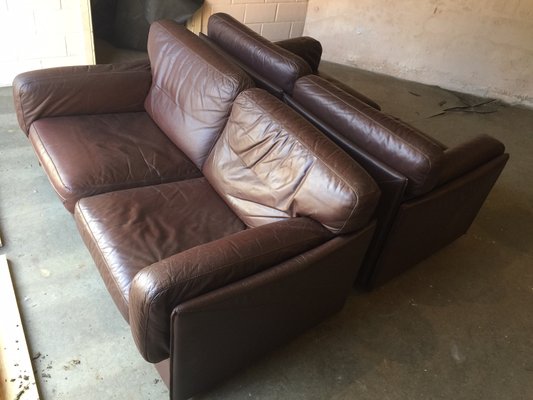 Vintage 2-Seater Brown Leather Sofa from Leolux-XQY-577316