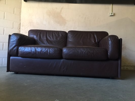 Vintage 2-Seater Brown Leather Sofa from Leolux-XQY-577316