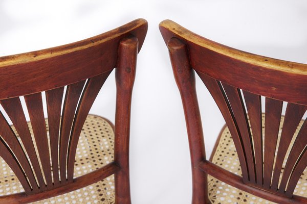 Vintage #221 Chairs from Thonet, Set of 2-DOM-1778087