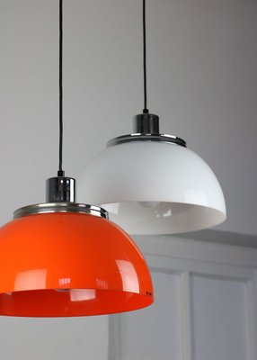 Vintage 2240 Faro Pendant Lamp by Luigi Massoni from Guzzini & Meblo, 1960s, Set of 2-HGJ-724897