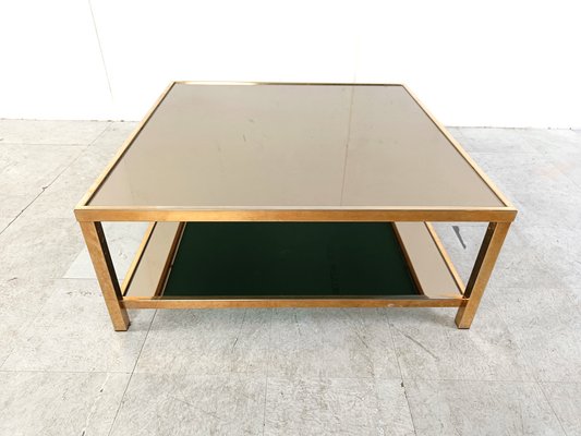 Vintage 23kt Coffee Table from Belgo Chrom / Dewulf Selection, 1970s-IRH-1820101