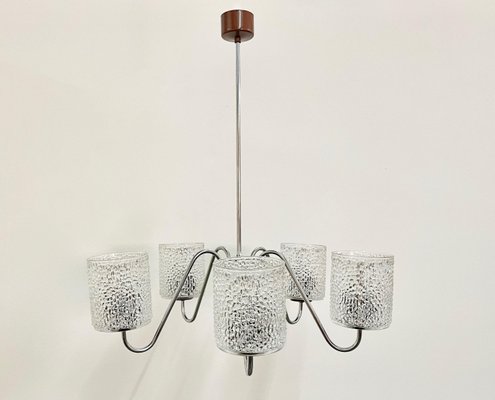 Vintage 5-Arm Chandelier from Lidokov, 1970s-ZCY-1375698