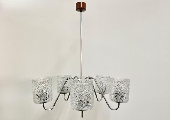 Vintage 5-Arm Chandelier from Lidokov, 1970s-ZCY-1375698