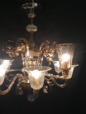 Vintage 9-Light Chandelier from Cesare Toso-XQC-623763