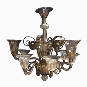 Vintage 9-Light Chandelier from Cesare Toso-XQC-623763