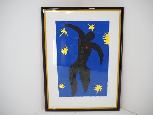 Vintage Abstract Poster Icarus by Henri Matisse, 1990s-TZ-1257668