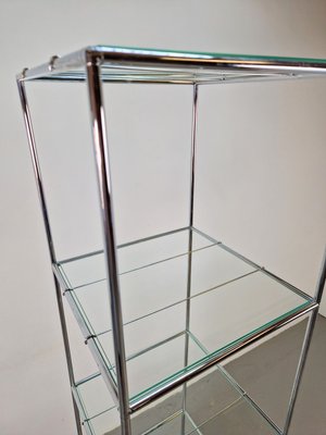 Vintage Abstracta Display Rack in Metal & Glass by Poul Cadovius, Denmark, 1960s-AXJ-2022574