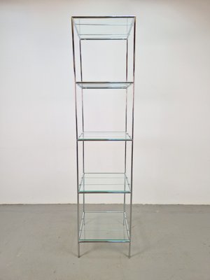 Vintage Abstracta Display Rack in Metal & Glass by Poul Cadovius, Denmark, 1960s-AXJ-2022574