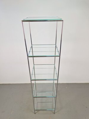 Vintage Abstracta Display Rack in Metal & Glass by Poul Cadovius, Denmark, 1960s-AXJ-2022574