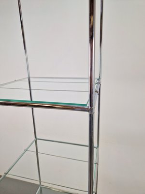 Vintage Abstracta Display Rack in Metal & Glass by Poul Cadovius, Denmark, 1960s-AXJ-2022574