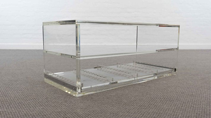 Vintage Acrylic Glass Coffee Table-EE-1368317