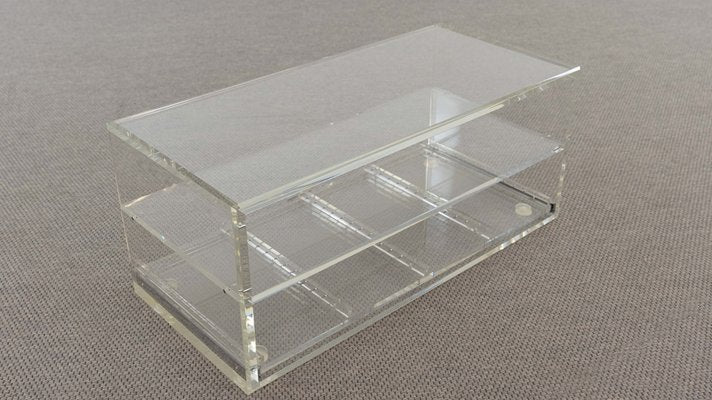 Vintage Acrylic Glass Coffee Table-EE-1368317