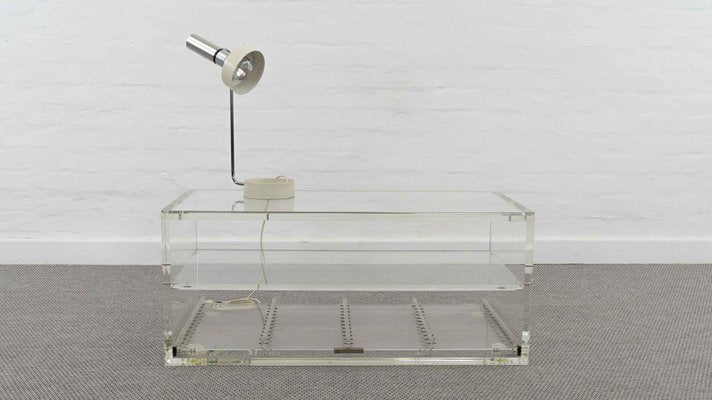 Vintage Acrylic Glass Coffee Table-EE-1368317