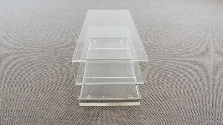 Vintage Acrylic Glass Coffee Table-EE-1368317