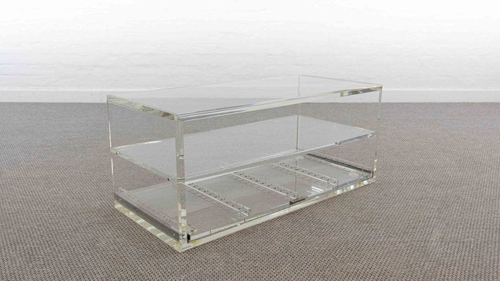 Vintage Acrylic Glass Coffee Table-EE-1368317