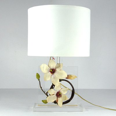 Vintage Acrylic Glass Table Lamp, 1980s-GIW-1133209