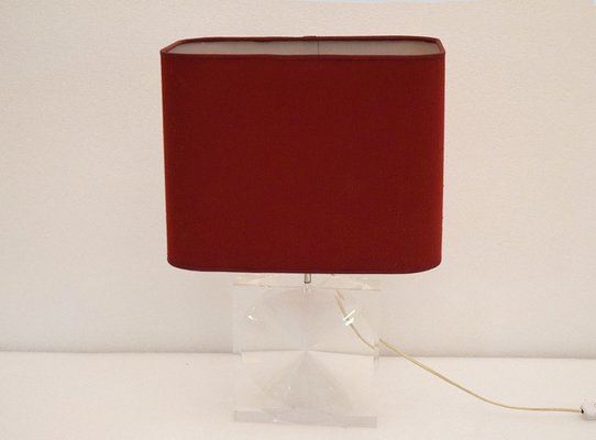 Vintage Acrylic Table Lamp from Romeo Rega, 1970s-HS-2016249